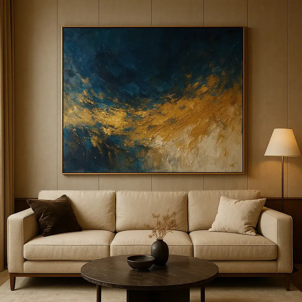 Why Handmade Paintings Are Better Than Prints for Luxury Interiors