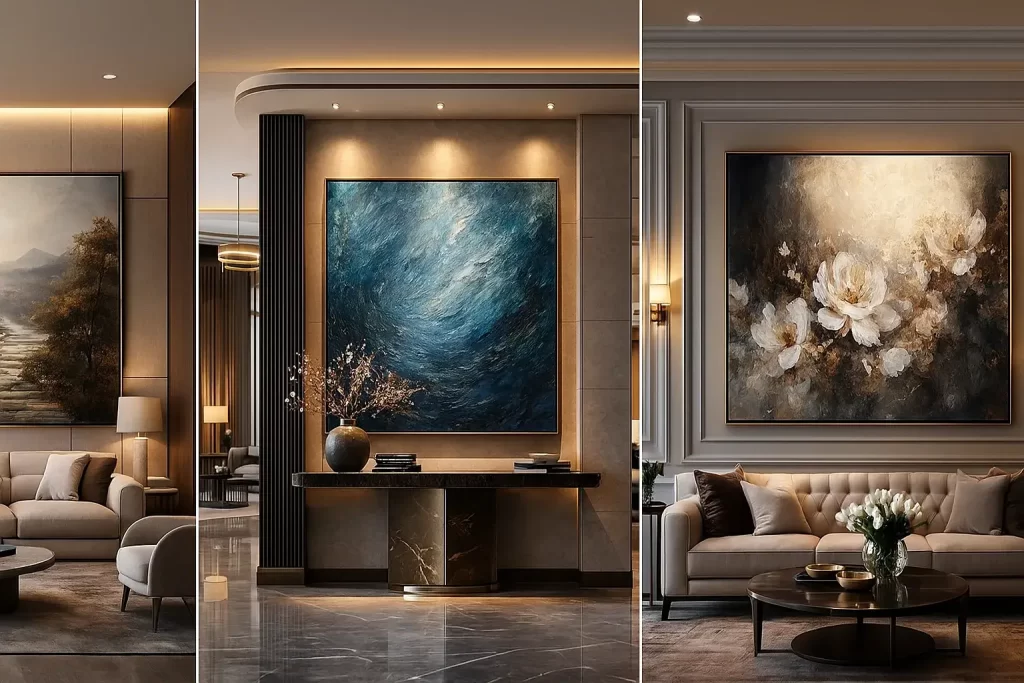 Why Handmade Paintings Are Better Than Prints for Luxury Interiors