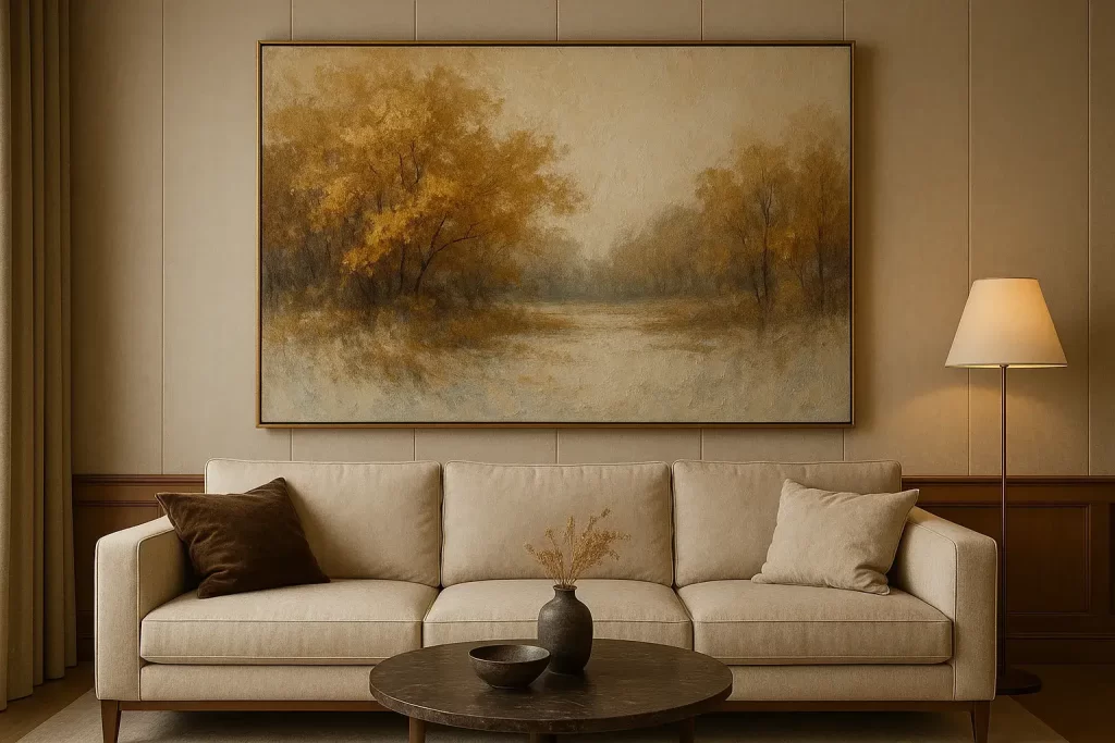 Why Handmade Paintings Are Better Than Prints for Luxury Interiors