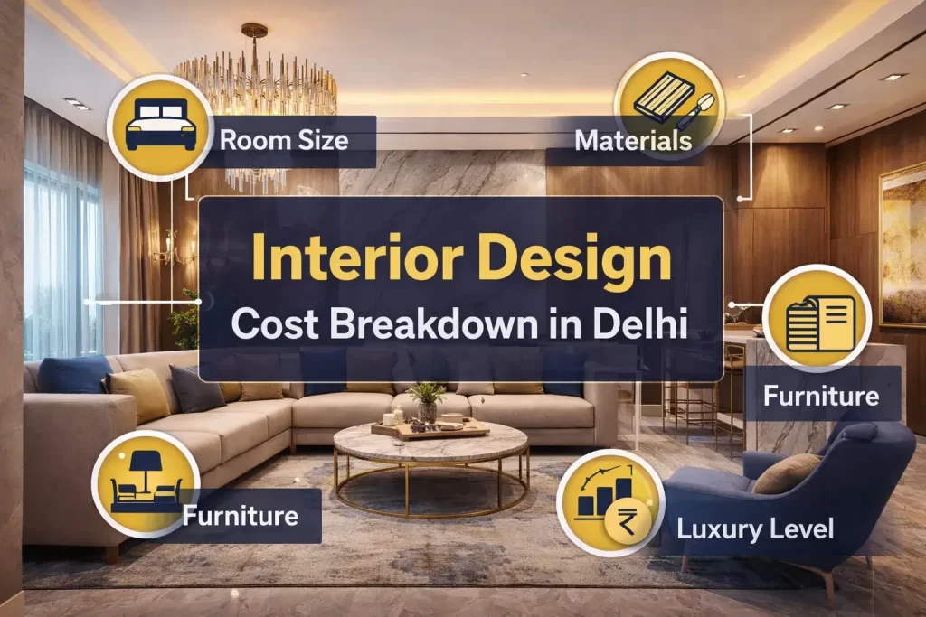Interior Design Cost in Delhi